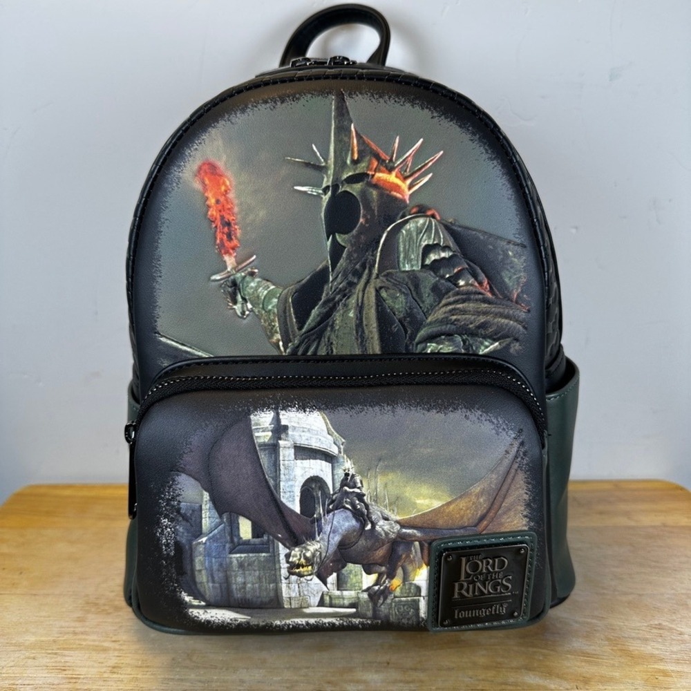 Loungefly Lord of the Rings The Witch King Nazgul Mini Backpack Minas Morgul NWT